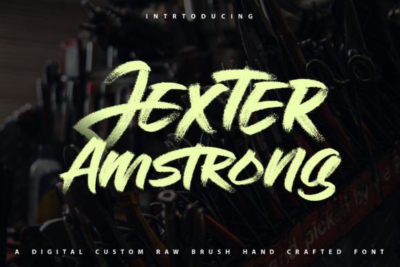 Jexters Amstrong Font Poster 1