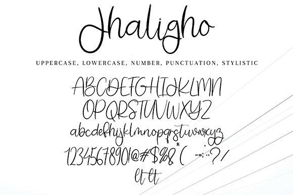 Jhaligho Font Poster 9