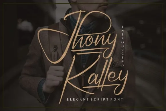 Jhony Kalley Font Jhony Kalley Font Poster 1