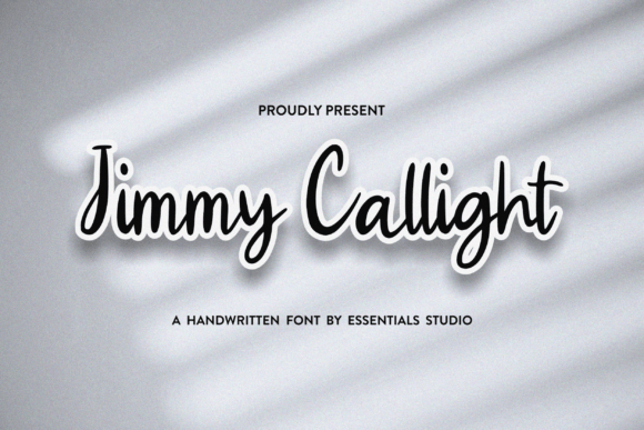 Jimmy Callight Font Poster 1