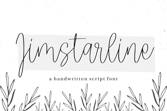 Jimstarline Font Poster 1