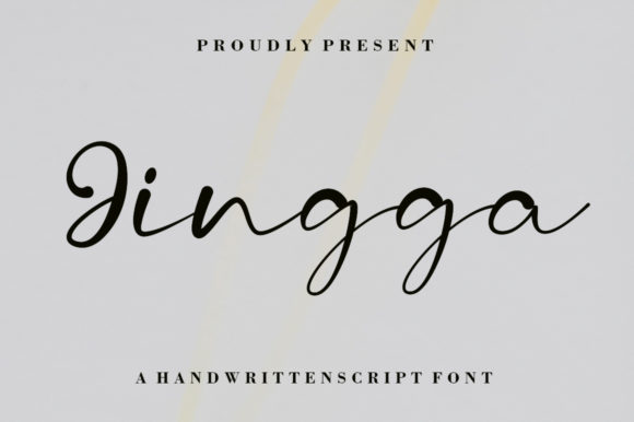 Jingga Font Poster 1