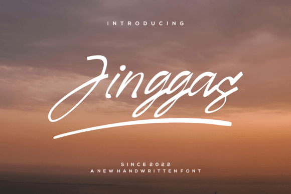 Jinggas Font Poster 1