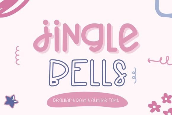 Jingle Bells Font Poster 1