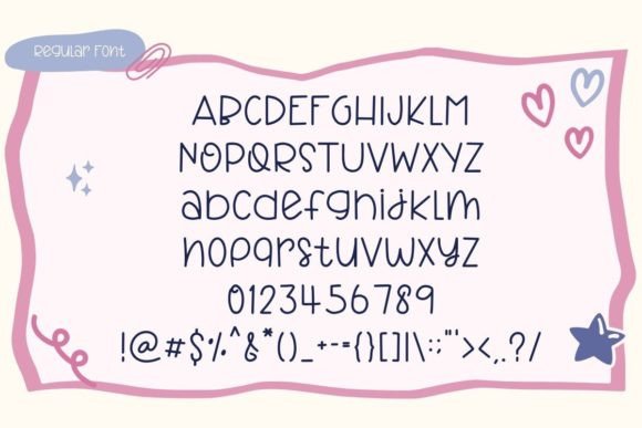 Jingle Bells Font Poster 2