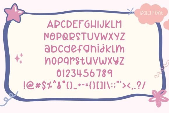 Jingle Bells Font Poster 3