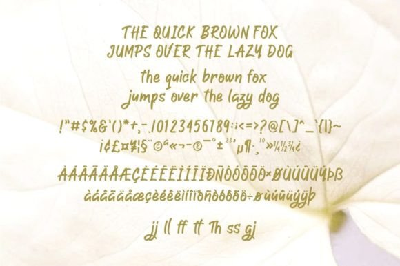 Jinttul Font Poster 5