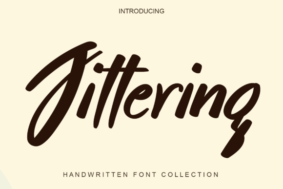 Jittering Font Poster 1