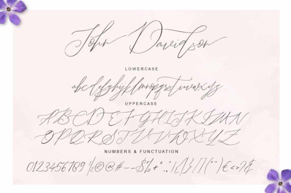 John Davidson Font Poster 10