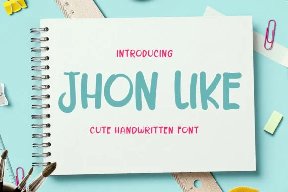 John Like Font John Like Font Poster 1