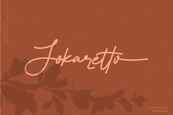 Jokaretto Font Poster 1