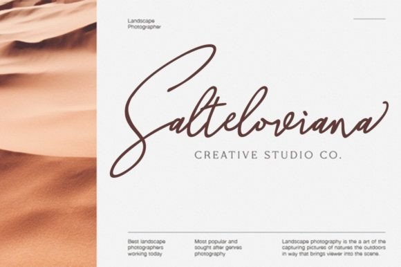Jolliresta Font Poster 6