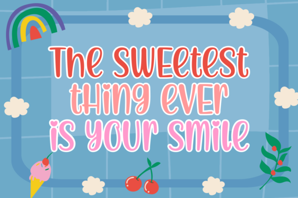 Jolly Sweet Font Poster 3