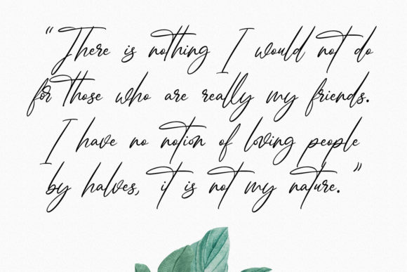 Jonathan Billy Font Poster 2