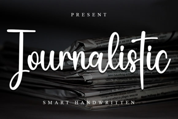 Journalistic Font Poster 1