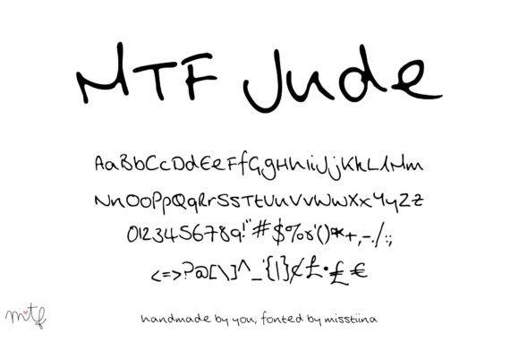 Jude Font Poster 1