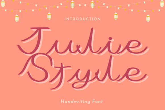 Julie Style Font Poster 1