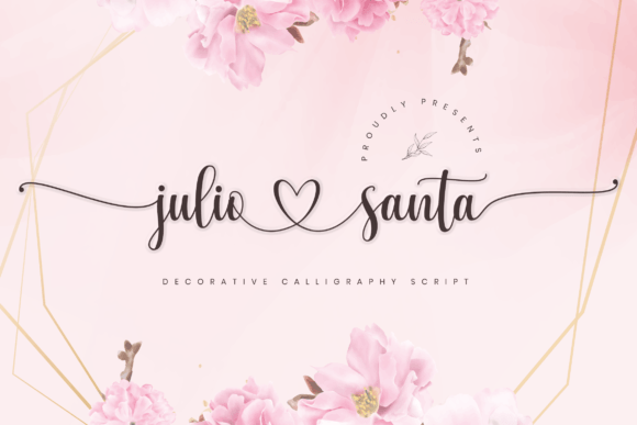 Julio Santa Font Poster 1