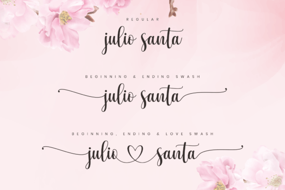 Julio Santa Font Poster 8