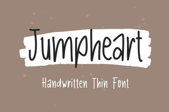 Jumpheart Font Poster 1