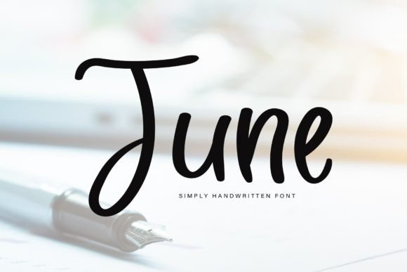 June Font Poster 1