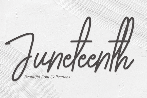 Juneteenth Font Poster 1