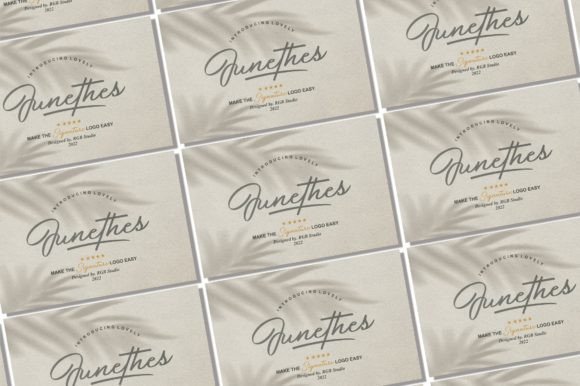 Junethes Font Poster 9