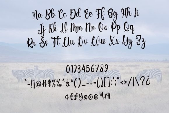 Junglesure Font Poster 4