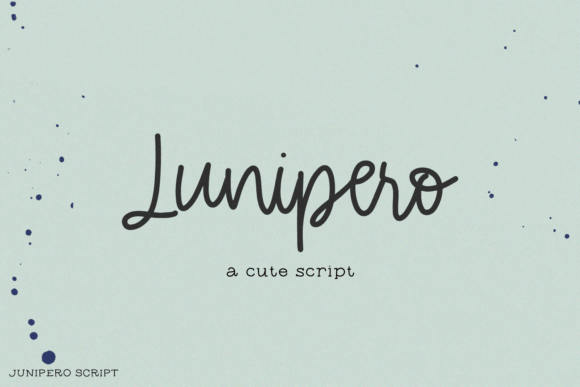 Junipero Font Poster 1