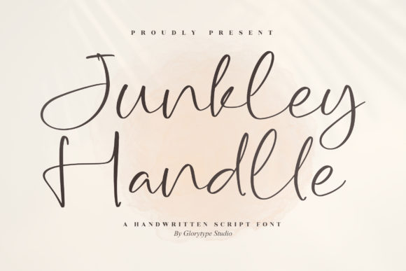 Junkley Handlle Font Poster 1