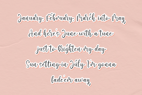 Junlyne Font Poster 3