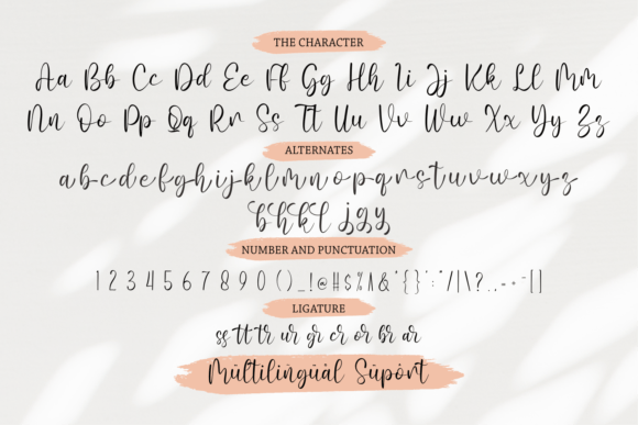 Junlyne Font Poster 7