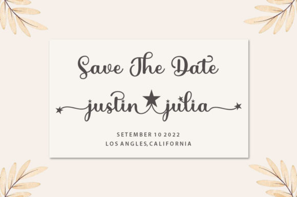 Juslia Sophia Font Poster 4