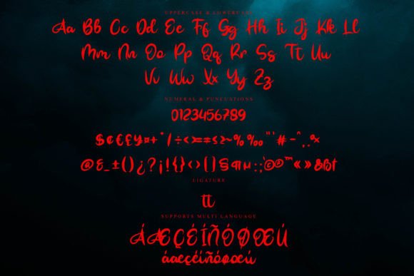 Just Kiding Font Poster 5