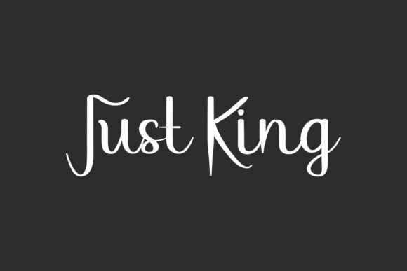 Just King Font Poster 1