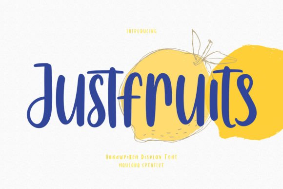 Justfruits Font Poster 1