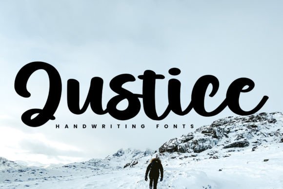 Justice Font Poster 1