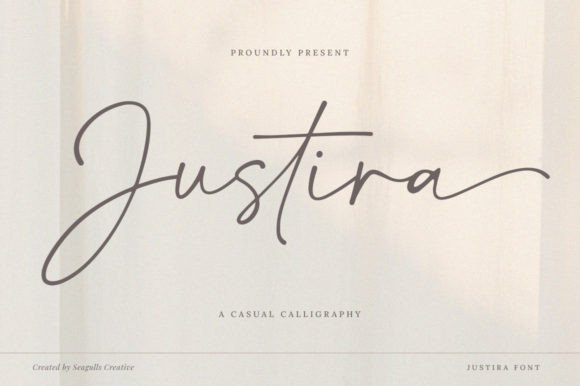 Justira Font Poster 1