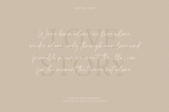 Justira Font Poster 5