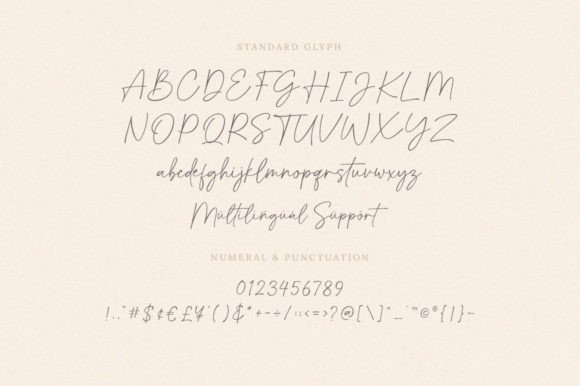 Justira Font Poster 7