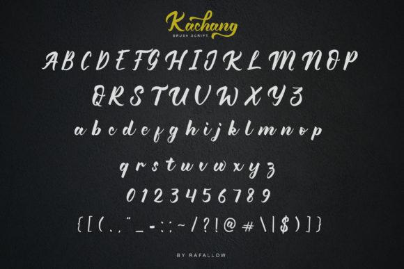 Kachang Font Poster 7
