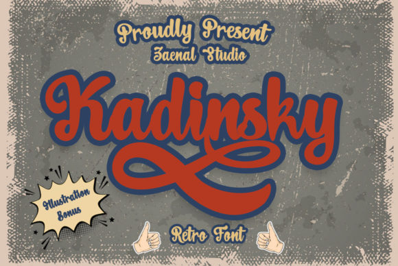 Kadinsky Font Poster 1