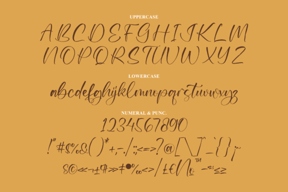 Kalgeron Brushy Font Poster 13