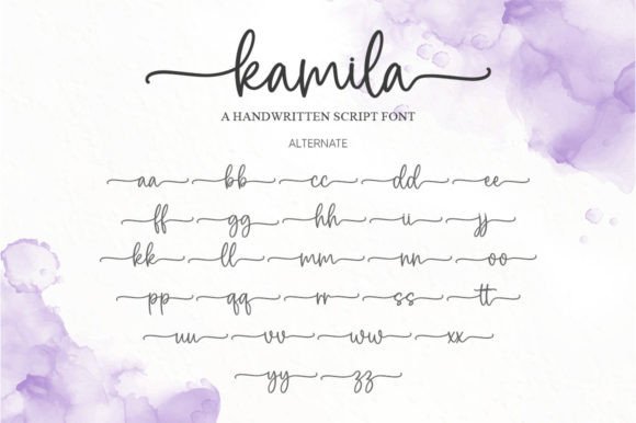 Kamila Font Poster 7