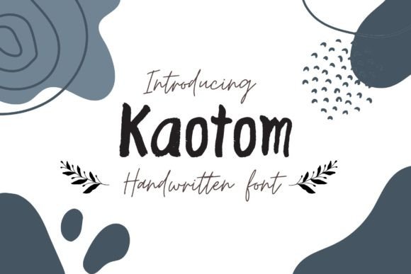 Kaotom Font Poster 1