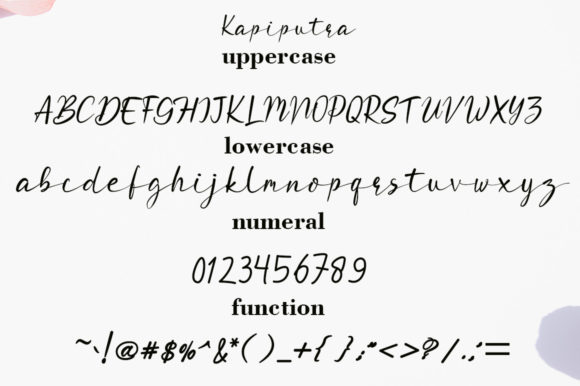 Kapiputra Font Poster 4