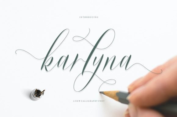 Karlyna Font Poster 1
