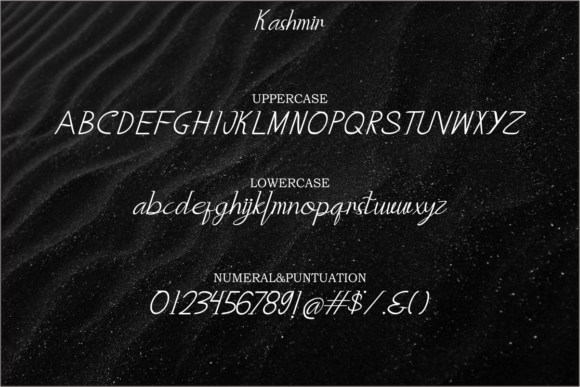 Kashmir Font Poster 6