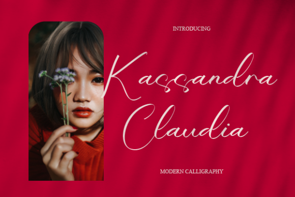 Kassandra Claudia Font Poster 1