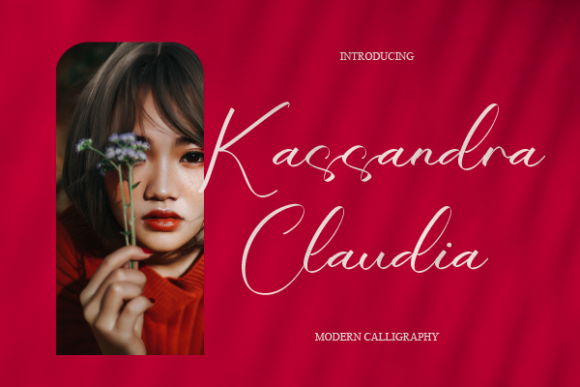 Kassandra Claudia Font Kassandra Claudia Font Poster 1